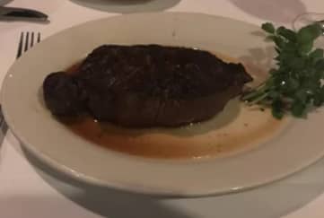 Abb.1: Steak gegessen bei Morton's. 450g.
